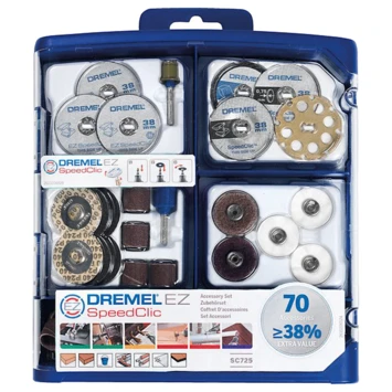 Dremel speedclic 70-delige accessoireset Dremel Speedclic 70-delige Accessoireset -Kwaliteitswinkel Voor Thuishulpmiddelen 123 1043