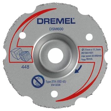 Dremel multifunctionele carbide-verzinksnijschijf DSM20/S600 Dremel Multifunctionele Carbide-verzinksnijschijf DSM20/S600 -Kwaliteitswinkel Voor Thuishulpmiddelen 123 1078