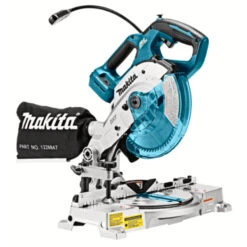 Makita Accu Afkortzaag DLS600RTE + Twee 18V Accu's -Kwaliteitswinkel Voor Thuishulpmiddelen 123 2363