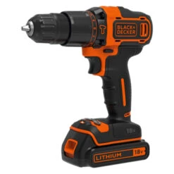 Black & Decker BLACK+DECKER Accuklopboormachine BDCHD18S2KA-QW 18V + 104 Delige Boren- En Bitset -Kwaliteitswinkel Voor Thuishulpmiddelen 123 3309
