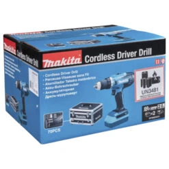 Makita 18V Accuboormachine DF488DAEX1 + 70-delige Accessoireset 6 Makita 18V Accuboormachine DF488DAEX1 + 70-delige Accessoireset -Kwaliteitswinkel Voor Thuishulpmiddelen 123 3315