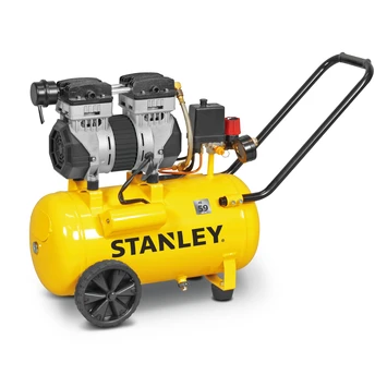 Stanley 24 liter silent compressor - 8 bar - 59 db(A) Stanley 24 Liter Silent Compressor - 8 Bar - 59 Db(A) -Kwaliteitswinkel Voor Thuishulpmiddelen 123 4540