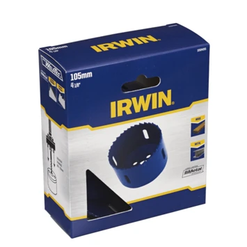 Irwin bi-metalen gatzaag Ø105mm. Voor diverse materialen zoals metaal en hout. Irwin Bi-metalen Gatzaag Ø105mm. Voor Diverse Materialen Zoals Metaal En Hout. -Kwaliteitswinkel Voor Thuishulpmiddelen 123 491