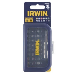 Irwin Schroefbitset Mixed 25 Mm 31-delig Inclusief Schroefbithouder. -Kwaliteitswinkel Voor Thuishulpmiddelen 123 493