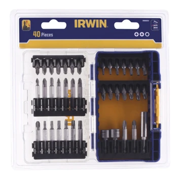 Irwin schroefbitset mixed 40-delig. Inclusief schroefbithouder. In Tough Case. Irwin Schroefbitset Mixed 40-delig. Inclusief Schroefbithouder. In Tough Case. -Kwaliteitswinkel Voor Thuishulpmiddelen 123 508