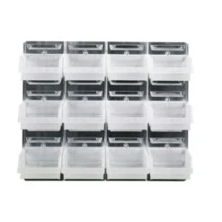 Raaco Wandpaneel Incl. 12 Opbergbakjes