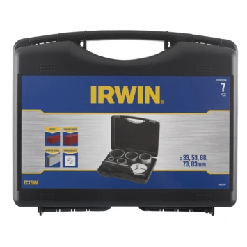 Irwin TCT gatzagenset voor steen 5-delig Ø33/53/68/73/83mm. Inclusief booradapter. Irwin TCT Gatzagenset Voor Steen 5-delig Ø33/53/68/73/83mm. Inclusief Booradapter. -Kwaliteitswinkel Voor Thuishulpmiddelen 123 544