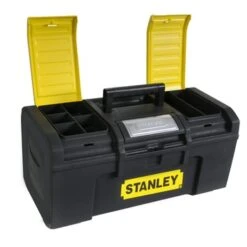 Stanley Gereedschapskoffer Zwart 24 Inch -Kwaliteitswinkel Voor Thuishulpmiddelen 123 5493