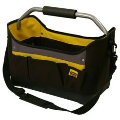 Stanley Gereedschapstas Open Zwart Met Geel 16 Inch -Kwaliteitswinkel Voor Thuishulpmiddelen 123 5522