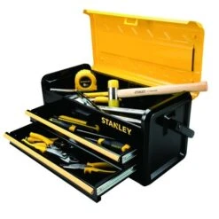 Stanley Gereedschapskoffer 19 Inch Metaal Met 2 Lades -Kwaliteitswinkel Voor Thuishulpmiddelen 123 5574