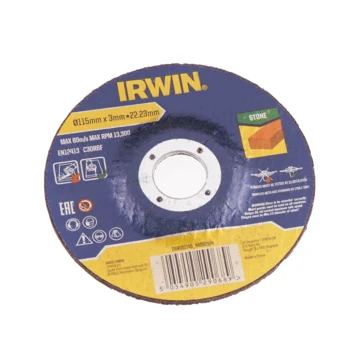 Irwin doorslijpschijven Ø115 mm. Dikte 3 mm. Voor steen. 6 stuks. Irwin Doorslijpschijven Ø115 Mm. Dikte 3 Mm. Voor Steen. 6 Stuks. -Kwaliteitswinkel Voor Thuishulpmiddelen 123 683