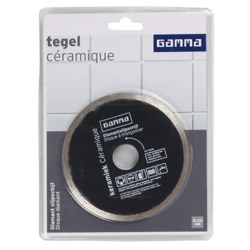 GAMMA diamantzaagblad 110mm keramiek GAMMA Diamantzaagblad 110mm Keramiek -Kwaliteitswinkel Voor Thuishulpmiddelen 123 685