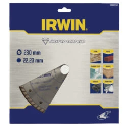 Irwin Diamantzaagblad Voor Haakse Slijper Ø230 Mm. Voor Kermamiek. 3 Irwin Diamantzaagblad Voor Haakse Slijper Ø230 Mm. Voor Kermamiek. -Kwaliteitswinkel Voor Thuishulpmiddelen 123 689