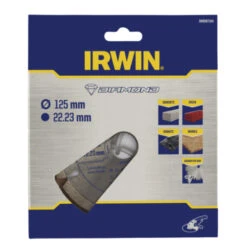 Irwin Diamantzaagblad Voor Haakse Slijper Ø125 Mm. Voor Steen. 4 Irwin Diamantzaagblad Voor Haakse Slijper Ø125 Mm. Voor Steen. -Kwaliteitswinkel Voor Thuishulpmiddelen 123 696