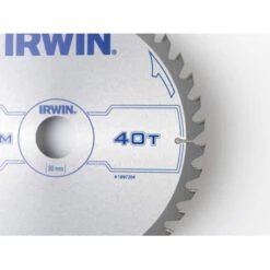 Irwin Cirkelzaagblad Ø210 Mm. Inclusief Reduceerringen Waardoor Geschikt Voor Asgat 16, 20 En 30 Mm, Vertanding 40T -Kwaliteitswinkel Voor Thuishulpmiddelen 123 811