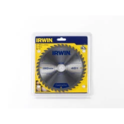 Irwin Cirkelzaagblad Ø190 Mm. Inclusief Reduceerringen Waardoor Geschikt Voor Asgat 16, 20 En 30 Mm, Vertanding 40T -Kwaliteitswinkel Voor Thuishulpmiddelen 123 866