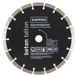 GAMMA Diamantzaagblad 230mm Beton -Kwaliteitswinkel Voor Thuishulpmiddelen 123 92